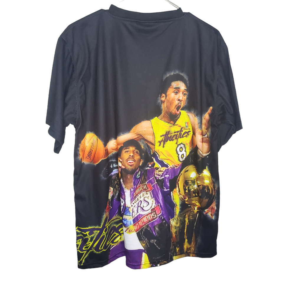 🔥 Kobe Bryant Lakers T-Shirt Men's Size Small Oversized Sports Merch Fan Injury